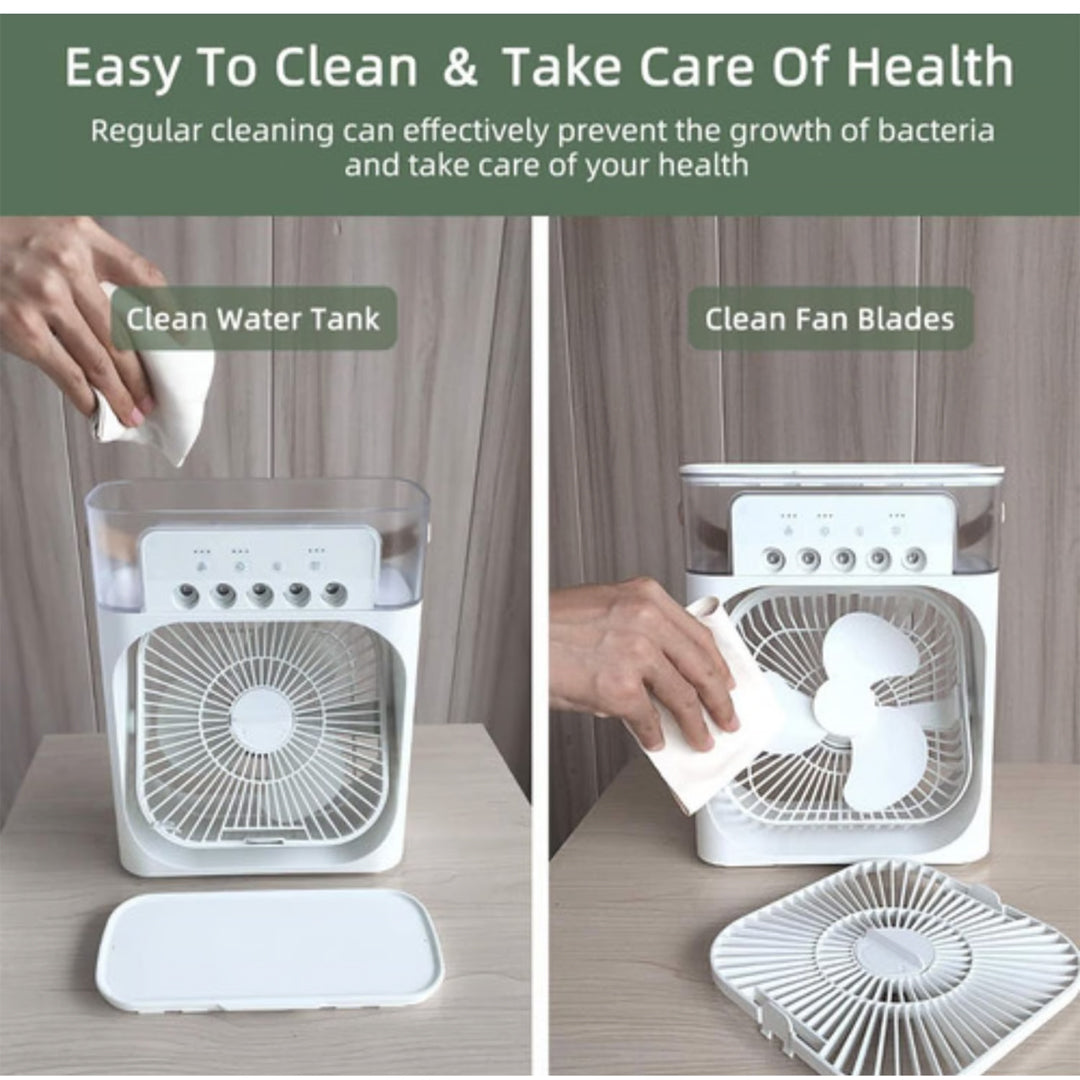 Aire Acondicionado Portátil Ventilador Con Agua Personal 3 en 1