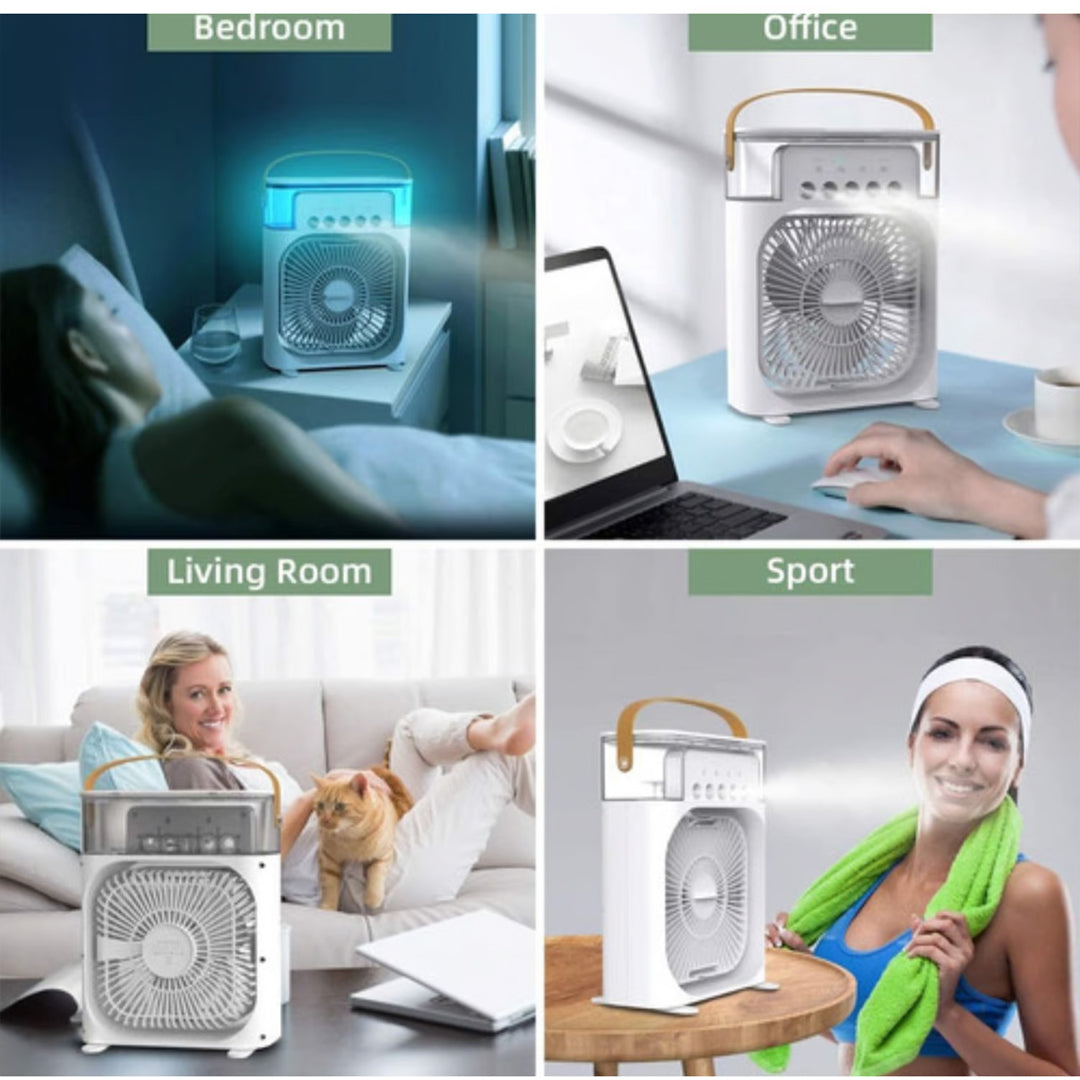 Aire Acondicionado Portátil Ventilador Con Agua Personal 3 en 1