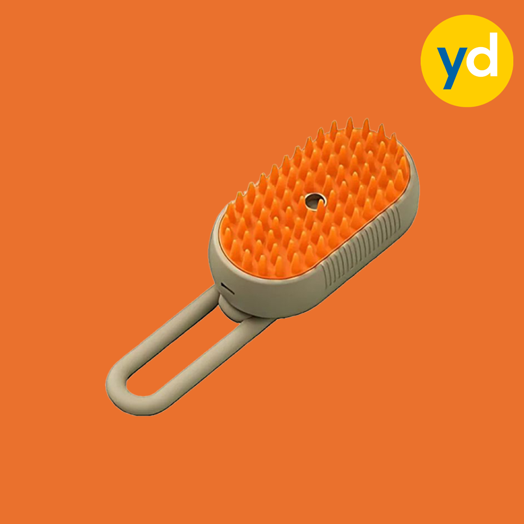 Cepillo Masajeador con Vapor para Mascotas