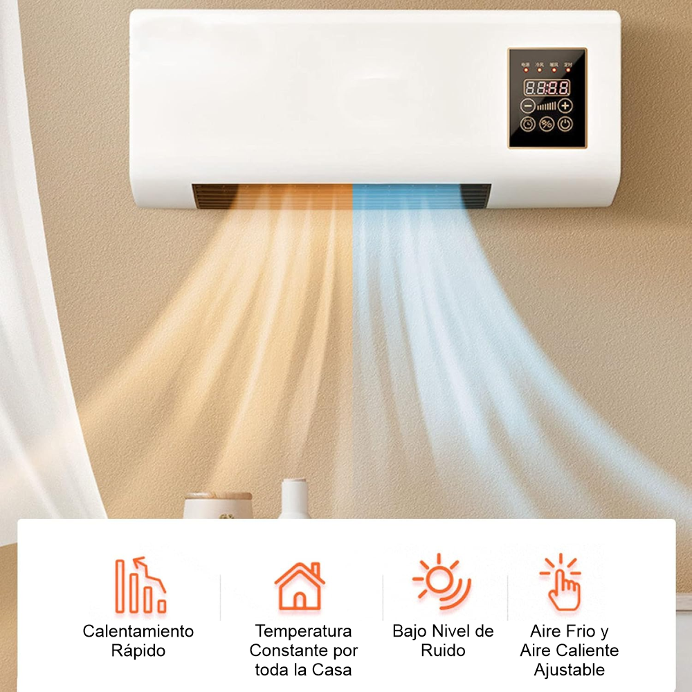 Mini Aire Acondicionado Portátil Frio Y Calor 110v 1800w
