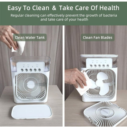 Aire Acondicionado Portátil Ventilador Con Agua Personal 3 en 1